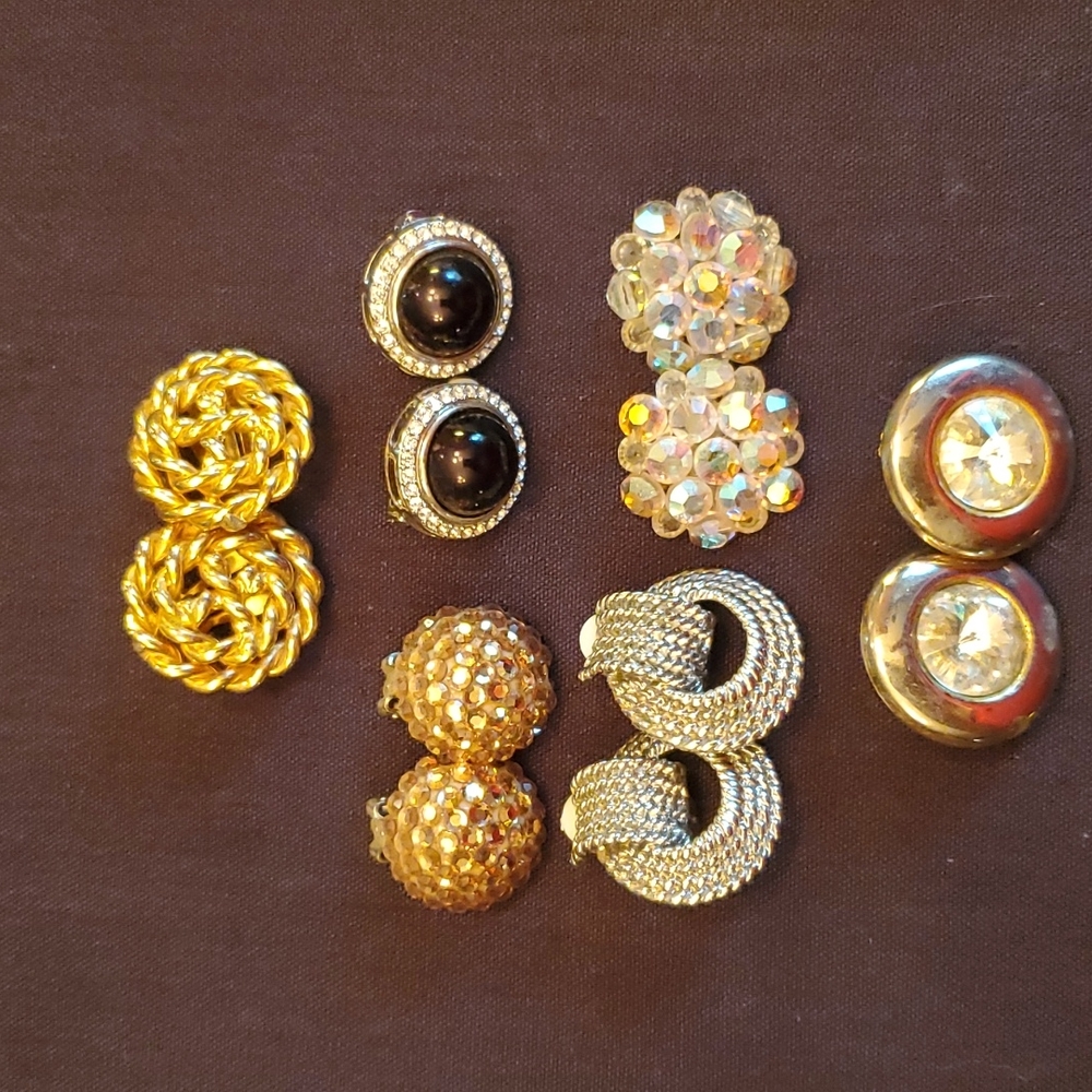 Clip on earrings